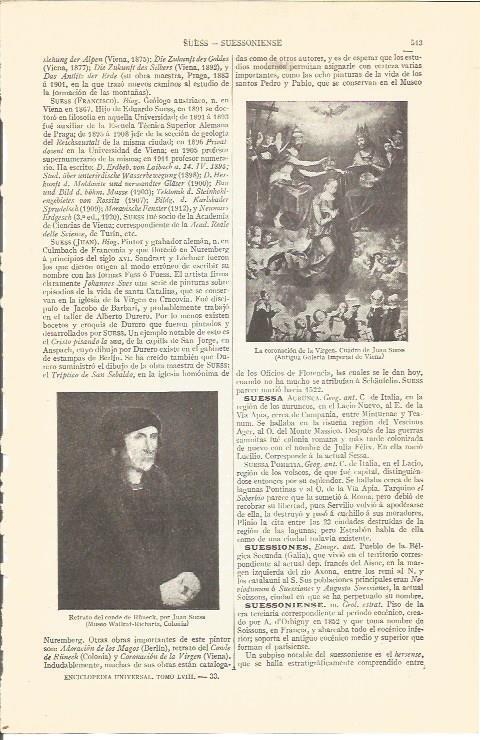 LAMINA V04289: La coronacion de la Virgen, por Juan Suess