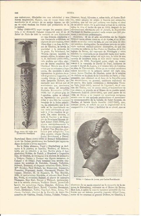 LAMINA V04316: Cabeza de joven, por C. Burckhardt