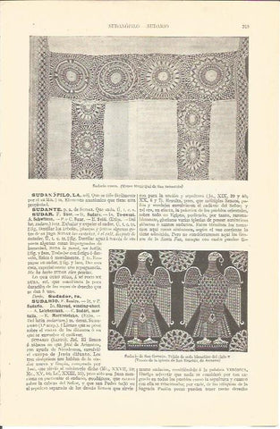 LAMINA V04258: Sudario vasco y sudario de San German siglo X