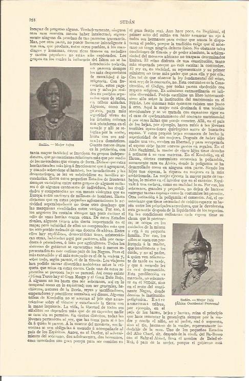 LAMINA V04253: Mujeres de fulba y fula, Sudan