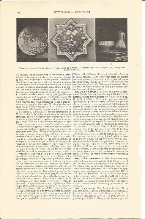 LAMINA V04327: Ceramicas de Sultanabad
