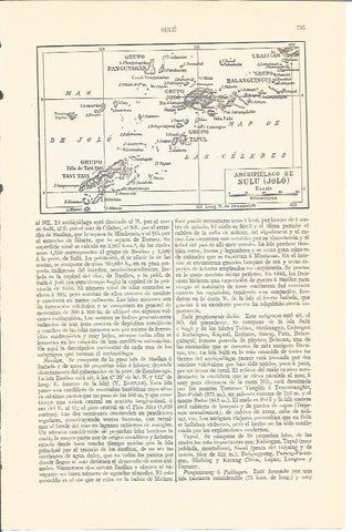 LAMINA V04328: Mapa archipielago de Sulu o Jolo