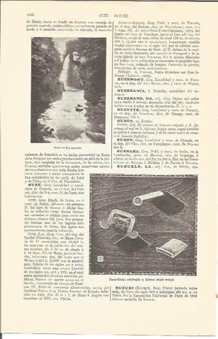 LAMINA V04374: Cascada en Suze, Francia