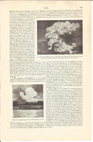 LAMINA V04399: Erupcion del Taal, Filipinas