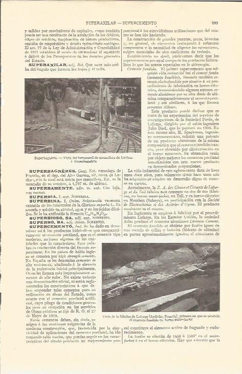 LAMINA V04345: Vista fabrica de Lafarge en Ardeche , Francia