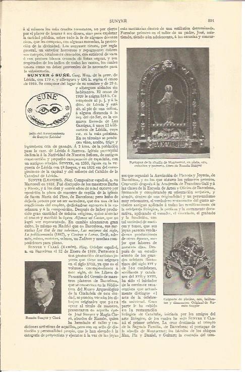 LAMINA V04343: Portapaz de la abadia de Montserrat, por R. Sunyer y Clara