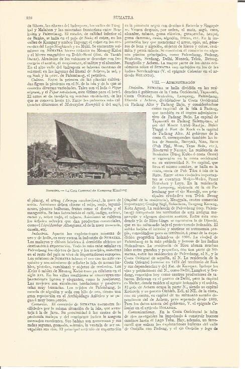 LAMINA V04337: Casa Comunal de Kampong Kinalang, Sumatra