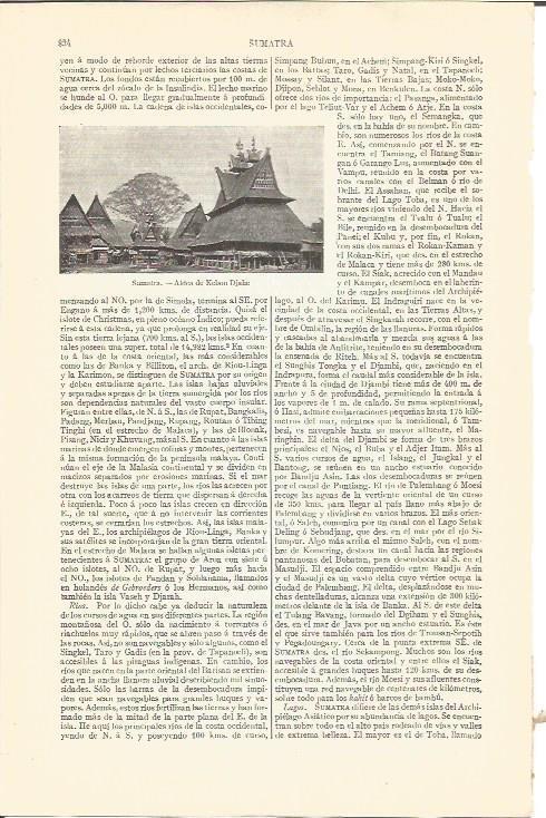 LAMINA V04335: Aldea en Kebon Djahe, Sumatra