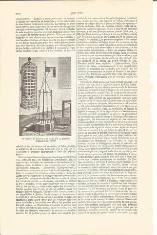 LAMINA V04352: Grabado el suplicio de la horca y la jaula, por E. Baeck