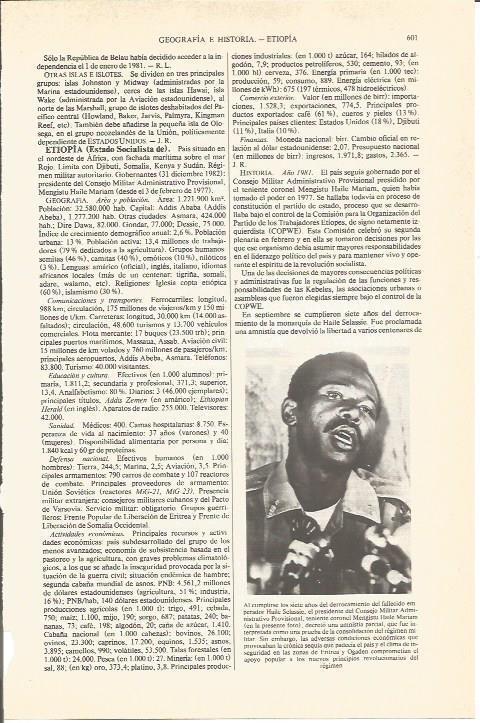 LAMINA V04805: Teniente coronel Megistu Haile Mariam