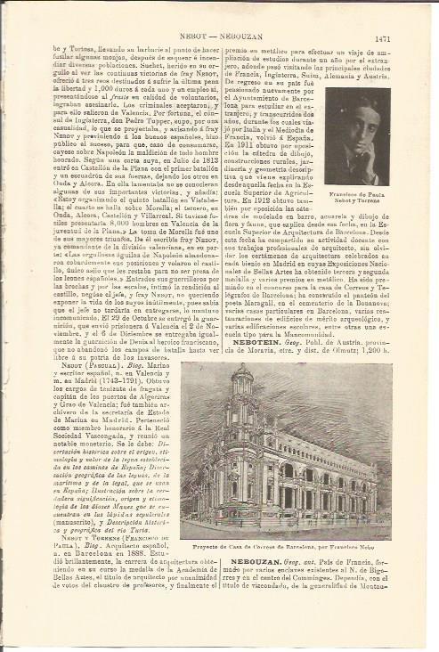 LAMINA V04791: Proyecto Casa de Correos de Barcelona