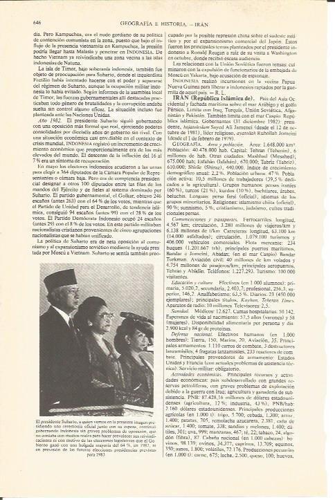 LAMINA V04818: El presidente Suharto con su esposa