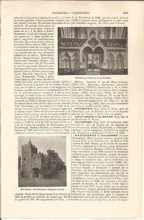 LAMINA V04762: La Marientor en Naumburg, Alemania