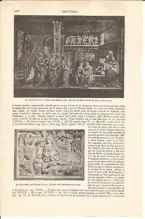 LAMINA V04754: La Natividad de la Virgen, por Ghirlandalo 