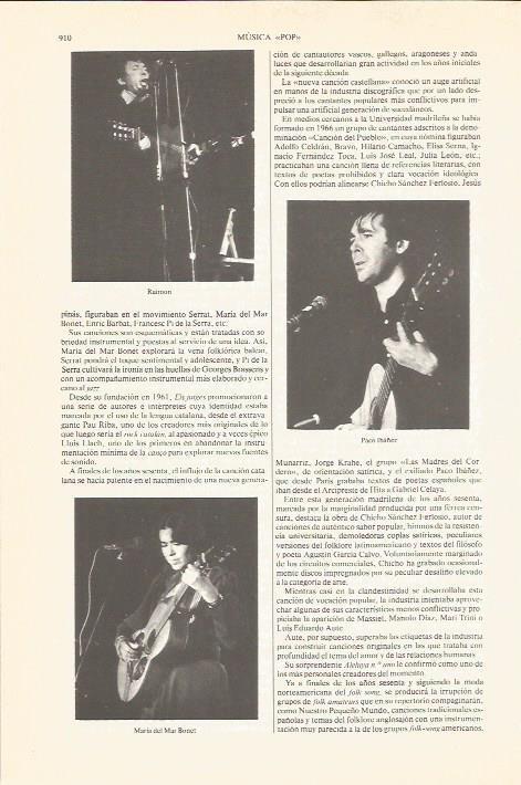 LAMINA V04889: Raimon, Paco Ibañez y Maria del Mar Bonet