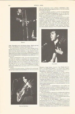 LAMINA V04889: Raimon, Paco Ibañez y Maria del Mar Bonet