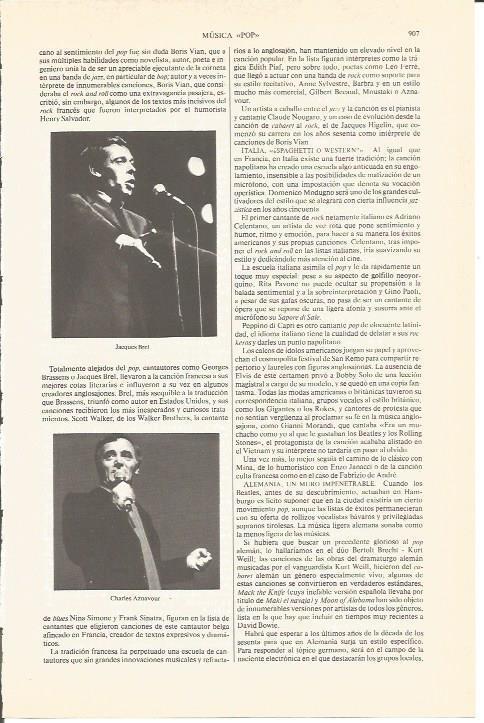 LAMINA V04888: Jacques Brel y Charles Aznavour