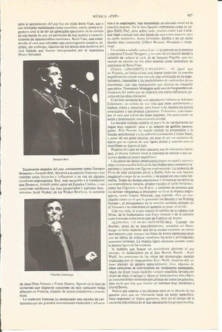 LAMINA V04888: Jacques Brel y Charles Aznavour