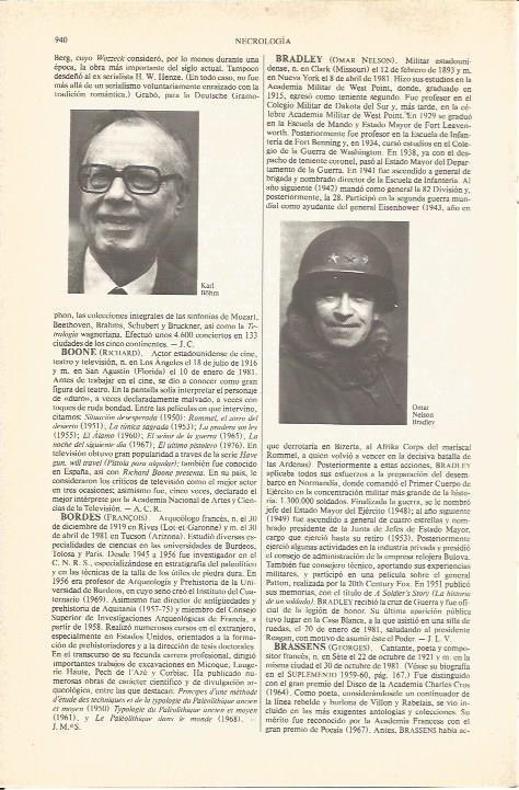 LAMINA V04902: Karl Bohm y Omar Nelson Bradley