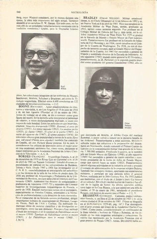 LAMINA V04902: Karl Bohm y Omar Nelson Bradley