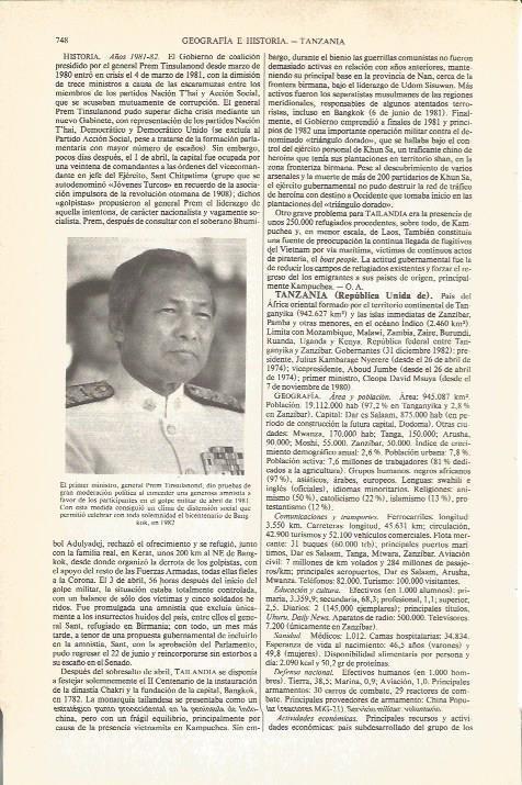 LAMINA V04852: General Prem Tinsulanond