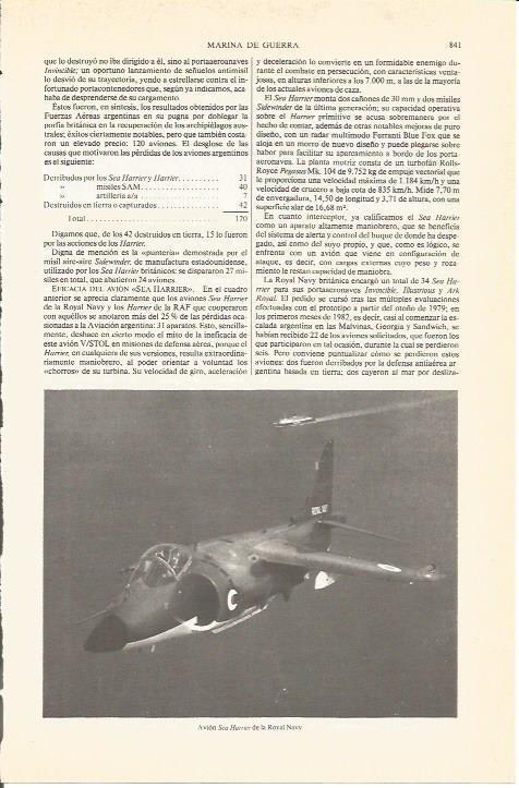 LAMINA V04866: Avion Sea Harrier de la Royal Navy