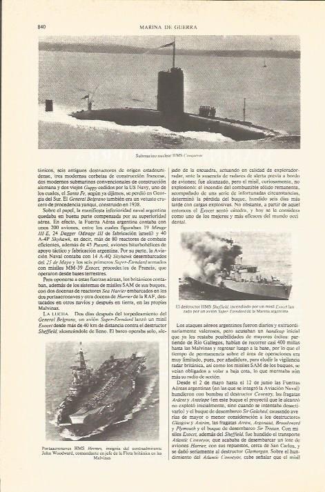 LAMINA V04865: Submarino HMS Conqueror 