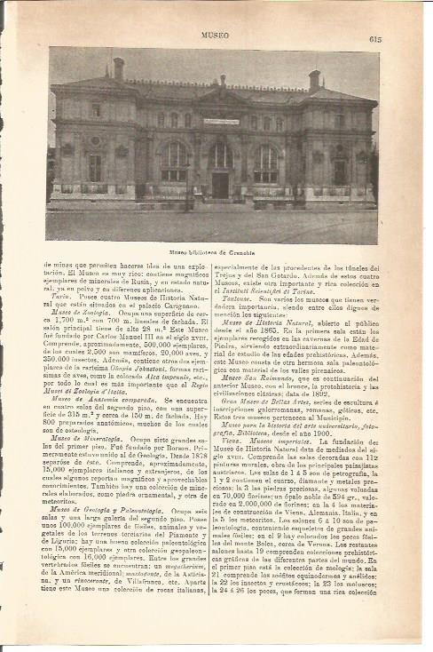 LAMINA V04638: Museo biblioteca de Grenoble