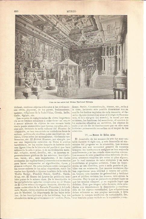 LAMINA V04630: Sala del Museo Nacional Bavaro