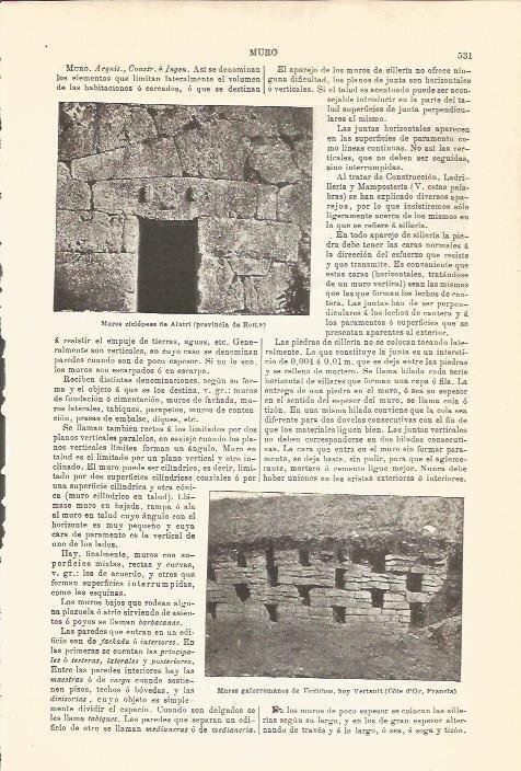 LAMINA V04621: Muros ciclopeos de Aladri, Italia 