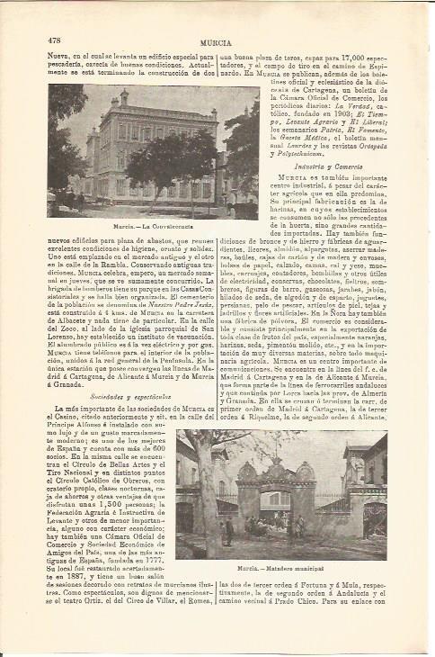 LAMINA V04599: La Convalecencia en Murcia