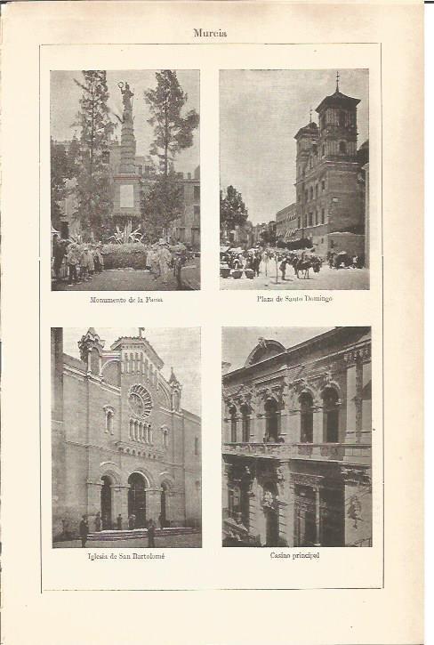 LAMINA V04600: Imagenes varias de Murcia