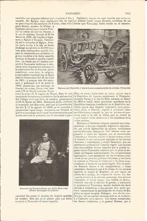 LAMINA V04718: Carroza utilizada por Napoleon y Maria Luisa en su boda