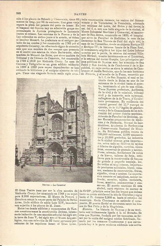 LAMINA V04711: La catedral de Nantes, Francia