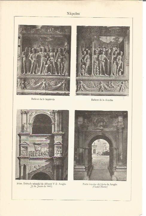 LAMINA V04733: Arco de Aragon en Napoles