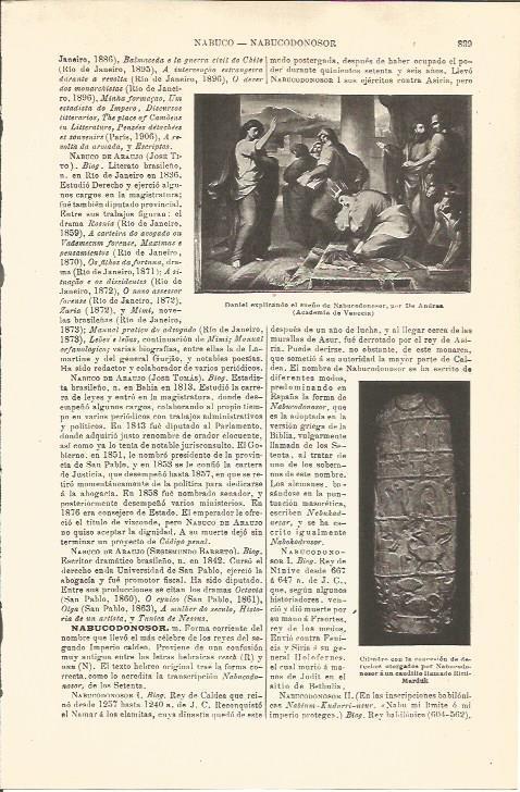 LAMINA V04682: Daniel explicando el sueño de Nabucodonosor, por De Andrea