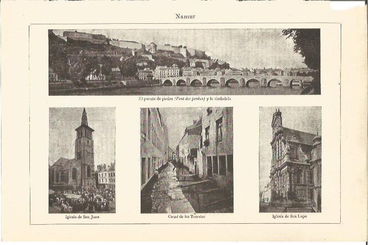 LAMINA V04704: Vistas de Namur, Belgica