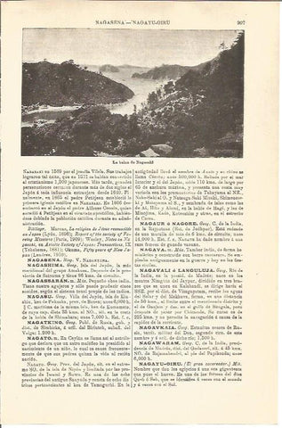 LAMINA V04688: Bahia de Nagasaki, Japon