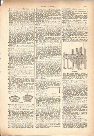LAMINA V05582: Soportal y soperas