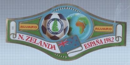 VITOLA fabrica de tabacos ALVARO: Mundial Futbol España 1982: Nueva Zelanda