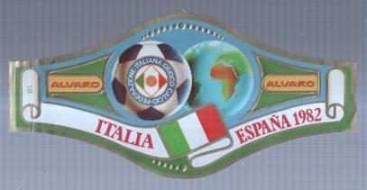 VITOLA fabrica de tabacos ALVARO: Mundial Futbol España 1982: Italia 
