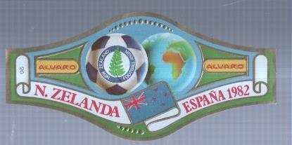 VITOLA fabrica de tabacos ALVARO: Mundial Futbol España 1982: Nueva Zelanda 