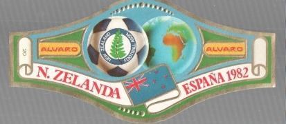 VITOLA fabrica de tabacos ALVARO: Mundial Futbol España 1982: Nueva Zelanda 