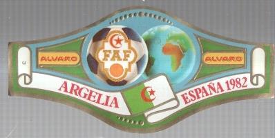 VITOLA fabrica de tabacos ALVARO: Mundial Futbol España 1982: Argelia