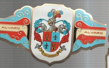 VITOLA fabrica de tabacos ALVARO: Heraldica: Alonso
