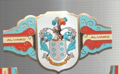 VITOLA fabrica de tabacos ALVARO: Heraldica: Castro