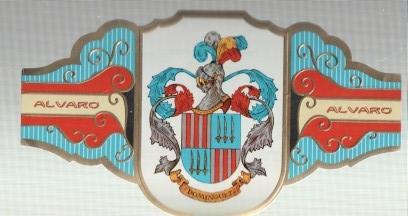 VITOLA fabrica de tabacos ALVARO: Heraldica: Dominguez 