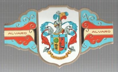 VITOLA fabrica de tabacos ALVARO: Heraldica: Eizaguirre 