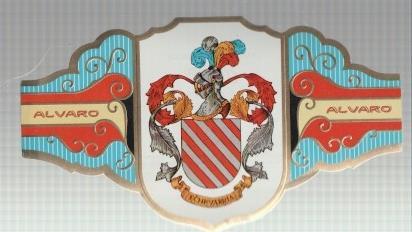 VITOLA fabrica de tabacos ALVARO: Heraldica: Echevarria 