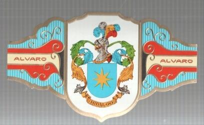 VITOLA fabrica de tabacos ALVARO: Heraldica: Hidalgo 